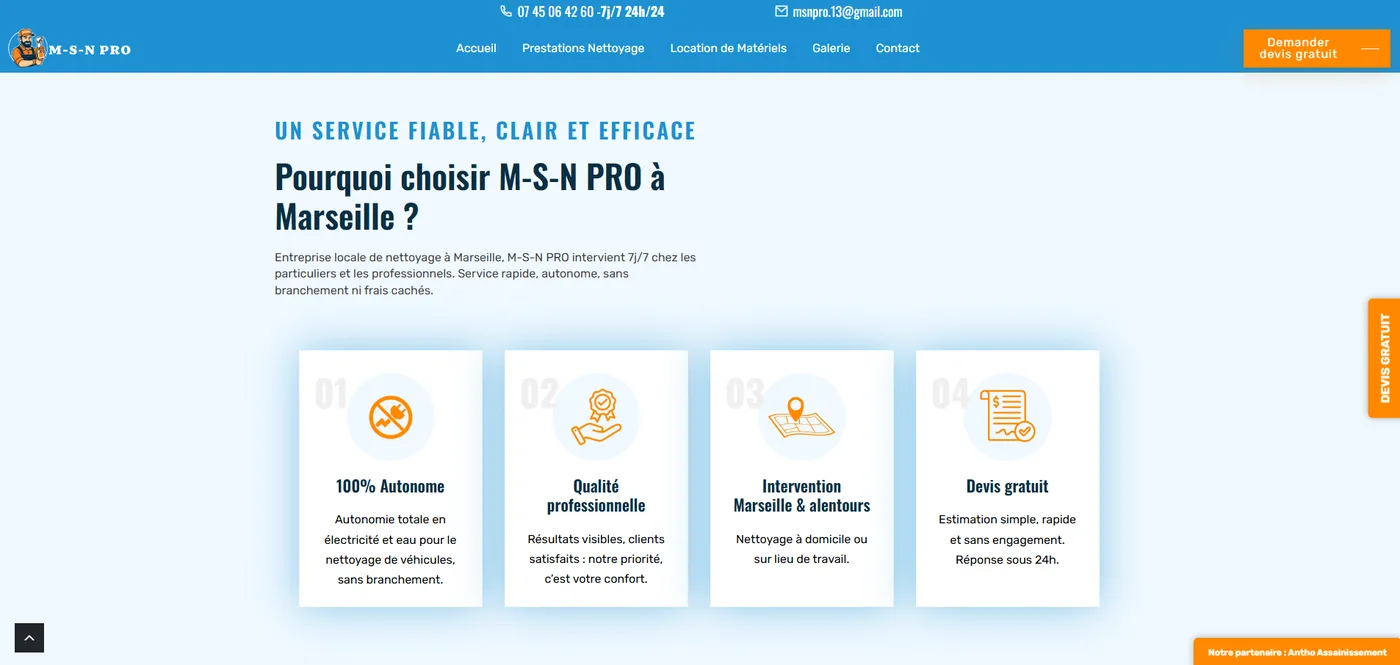 Pourquoi choisir MSN Pro